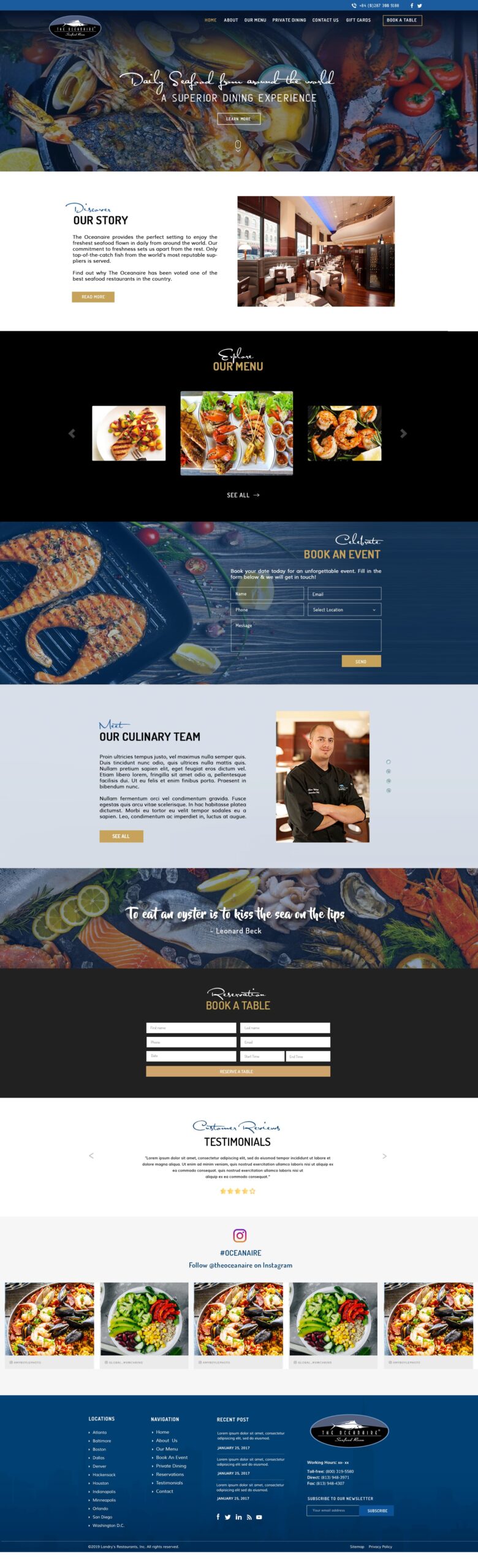 Restaurant Website Design Agency